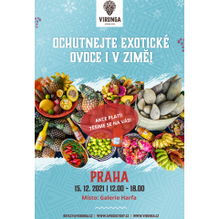 Exotické ovoce v Praze (Harfa)