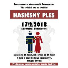 Hasičský ples SDH Bohuslavice 2018