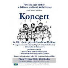Koncert pěveckého sboru Dalibor