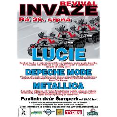 Revival Invaze 2016 Lucie, Depeche Mode, Metallica