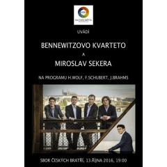 Koncert - Bennewitzovo kvarteto a Miroslav Sekera