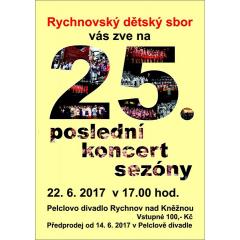 Slavnostní 25. poslední koncert sezóny