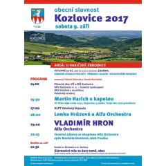Obecní slavnost Kozlovice 2017
