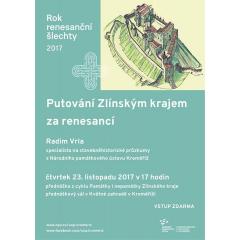 Přednáška: Putování Zlínským krajem za renesancí