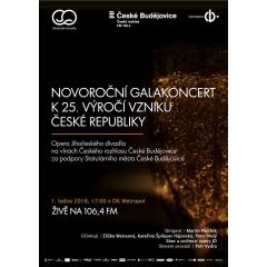 Novoroční galakoncert k 25. výročí vzniku České republiky