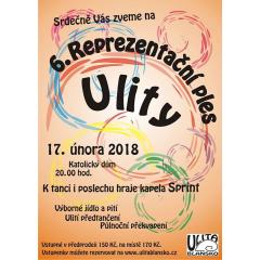 Reprezentační ples Ulity 2018