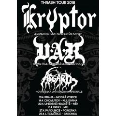 Brno - Kryptor, VAR, Asgard Thrash Tour 2018
