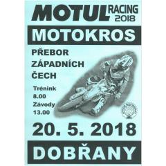 Motokros přebor Západních Čech Šlovický vrch Dobřany 2018