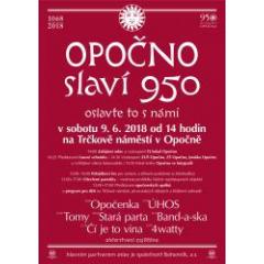 950 let založení města Opočna 2018