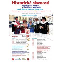 Historické slavnosti Zachariáše z Hradce a Kateřiny z Valdštejna 2018
