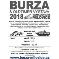 Burza a Oldtimer výstava tankodrom Milovice 20.10.2018