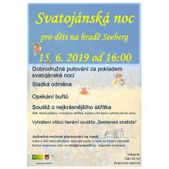„Svatojánská noc“ pro děti na hradě Seeberg 2019
