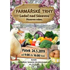 Farmářské trhy v Ledči nad Sázavou 2019