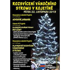 Rozsvícení vánočního stromu v Kojetíně
