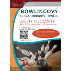 Vánoční bowlingový turnaj rodinných dvojic
