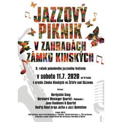Jazzový piknik v zahradách zámku Kinských