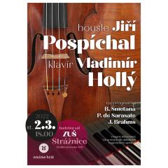 Koncert housle Jiří Pospíchal a klavír Vladimír Holý