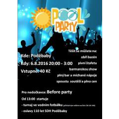 Pool párty v Poděbabech