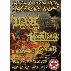 Thrash a death metal massacre night