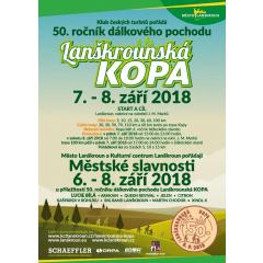 Městské slavnosti u příležitosti 50. ročníku pochodu Lanškrounská Kopa 2018