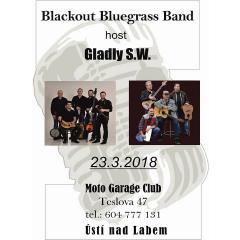 Večer s kapelami Blackout Bluegrass Band a Gladly SW