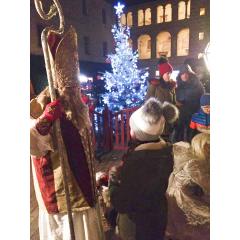 Rozsvícení vánočního stromku  na zámku Mělník