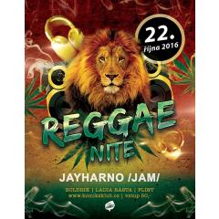 Reggae Nite vs. RFJ w/ Jayharno (JAM)