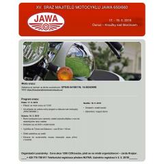 Setkání majitelů motocyklů JAWA 650/660