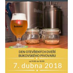 Den otevřených dveří bukovského pivovaru 2018