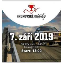 Automobilový závod do vrchu Hronovské Zatáčky 2019