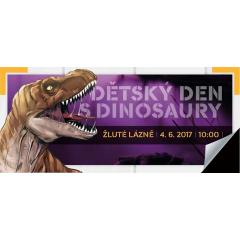 Velký dětský den s dinosaury ve Žlutých lázních 2017