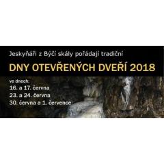 DNY OTEVŘENÝCH DVEŘÍ V BÝČÍ SKÁLE 30.6 - 1.7.2018
