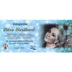 Vánoční koncert Báry Basikové na zámku Mělník