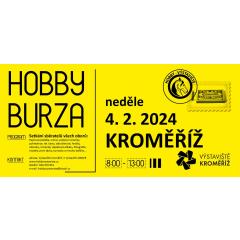 Hobby setkání sběratelů, Výstaviště Kroměříž, neděle 4.2.2024