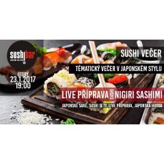 Gastronomický sushi večer 2018