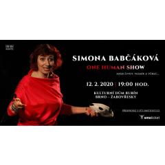 Simona Babčáková - One Human Show v Brně!