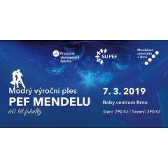 Modrý výroční ples PEF MENDELU 2019