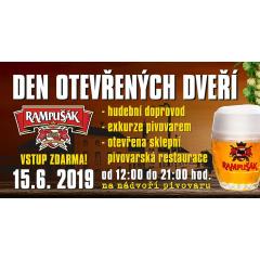 Den otevřených dveří 2019 Rodinný pivovar Rampušák