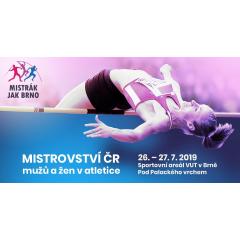 Mistrovství ČR mužů a žen v atletice aneb Mistrák jak Brno 2019