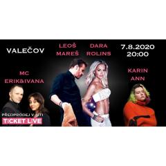Koncert Dary Rolins a DJ Show Leoše Mareše na Valečově