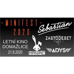 Minifest 2020 - Sebastian, Zastodeset, Maniac, Adys