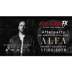 Swerve FX Saturdays - Afterparty po sobotním křtu alba Alfa