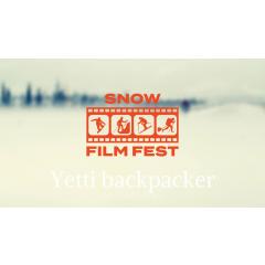 SNOW film festival - Yetti backpacker