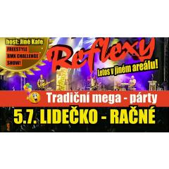 RX Mega-Párty Lidečko - Račné / Reflexy, Jiné Kafe, BMX Show