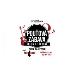 Pouťová zábava Chlum u Třeboně pátek 14.8.2020