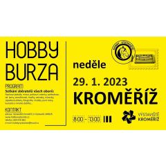 Hobby setkání sběratelů všech oborů, Výstaviště Kroměříž, neděle 29. ledna 2023