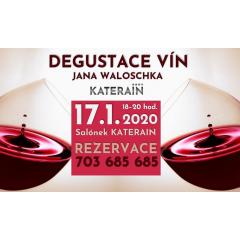 Degustace vín sommeliéra Jana Waloschka