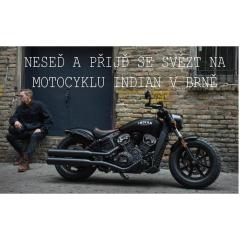 Testovací týden Motocyklů Indian v Brně pro veřejnost