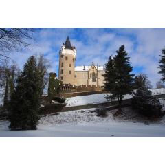 Vánoční prohlídky na zámku Žleby 2017