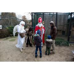 Mikuláš, čert a anděl v Zooparku Zájezd